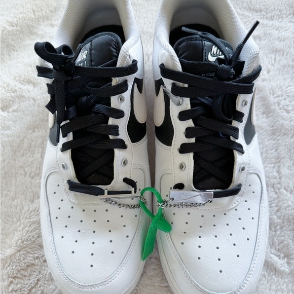 Nike Air Force 1 07 Premium Silver Chain - White size 12 main image 7